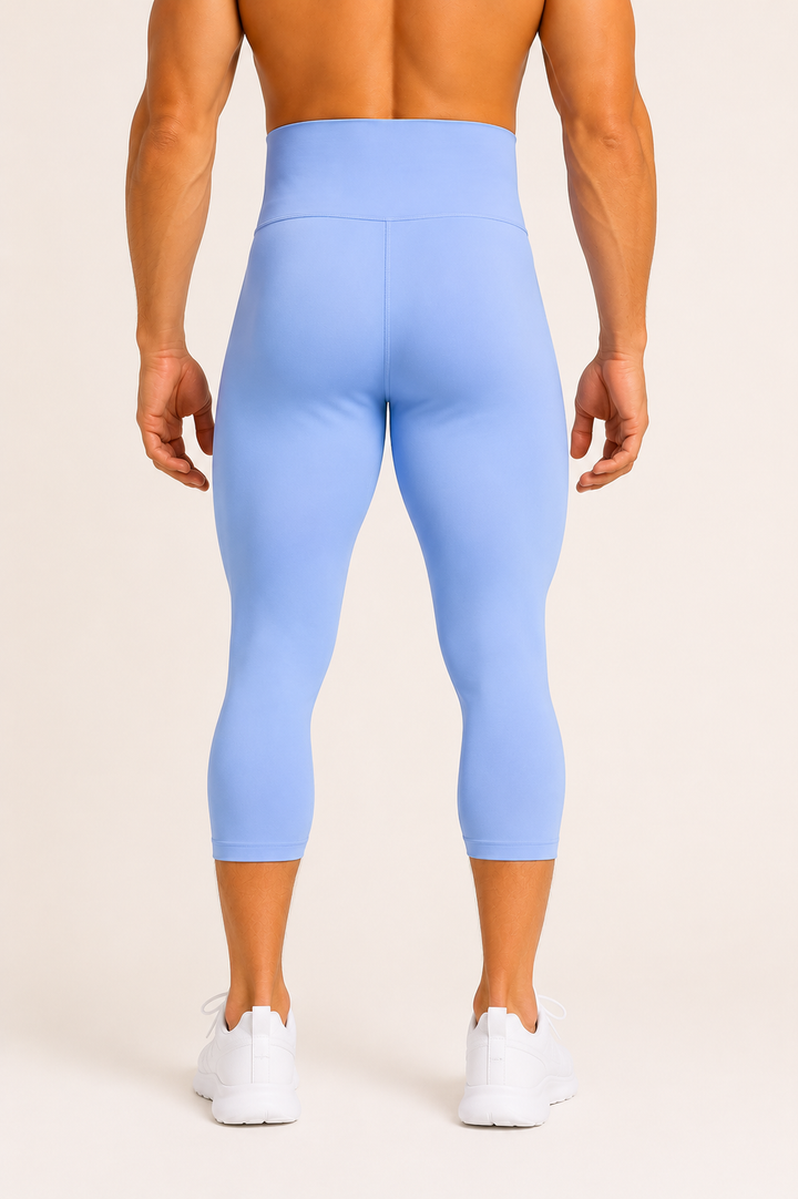 Performance Compression Legging – Baby Blue