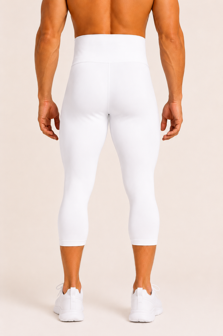 Performance Compression Legging – White
