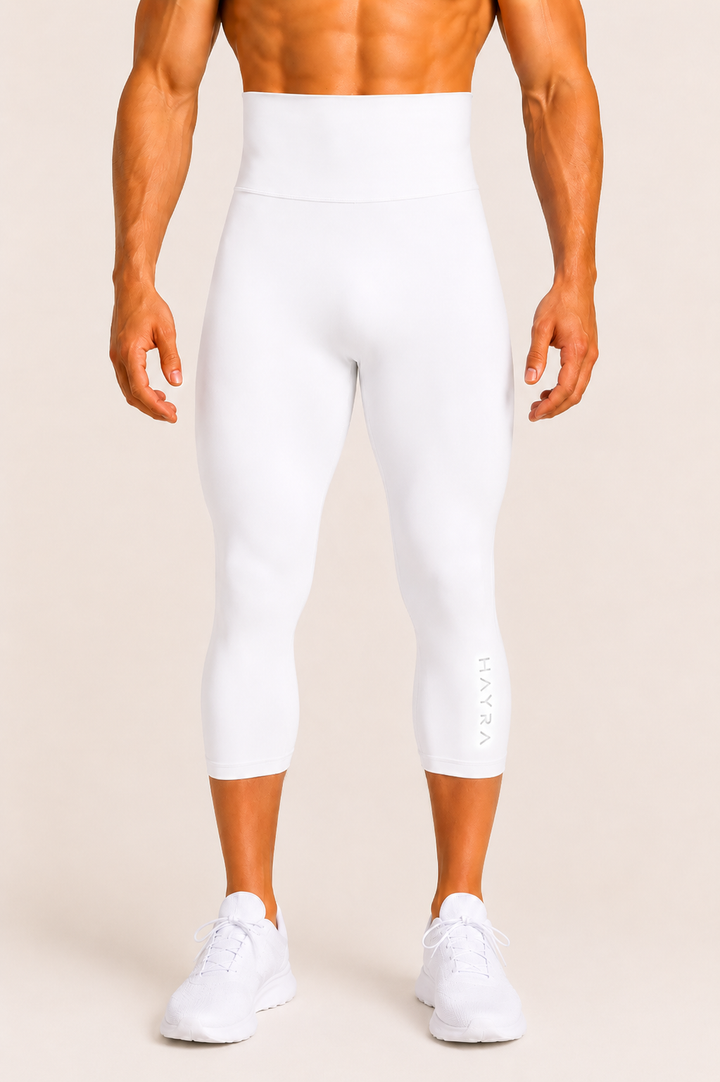 Performance Compression Legging – White