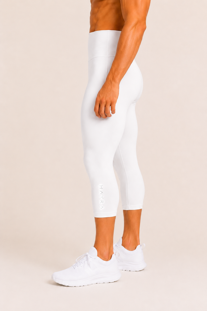 Performance Compression Legging – White