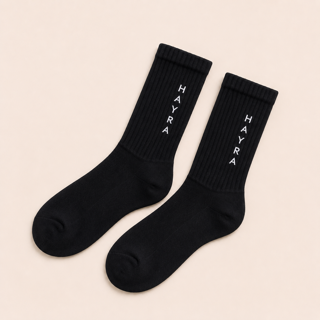 Essential Crew Socks Black